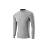 Thin Unlined Clothing (Light Gray) 100% cotton Antibacterial/Windproof Mock Neck