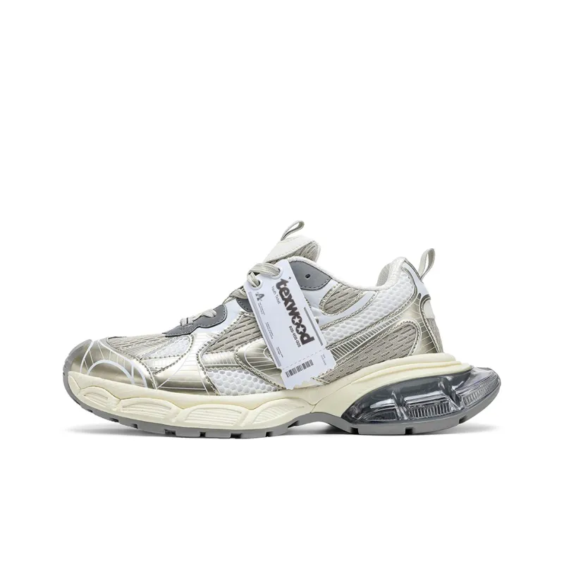 TEXWOOD Anti-Slip Wear-Resistant Breathable Height Increasing Low-Top Chunky Sneakers Unisex-1
