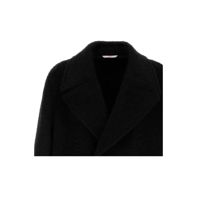 Valentino Double Breasted Long Sleeved Coat-2