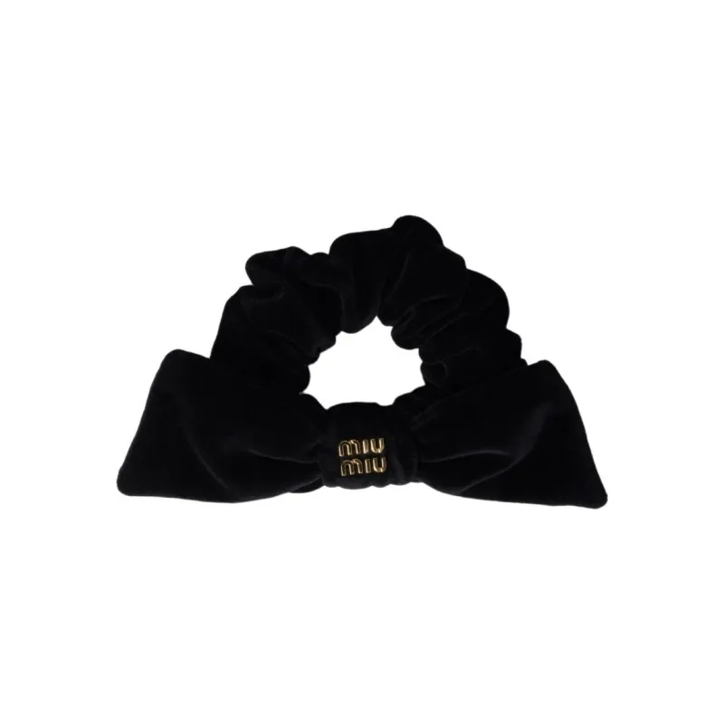 MIU MIU Velvet Scrunchie-0