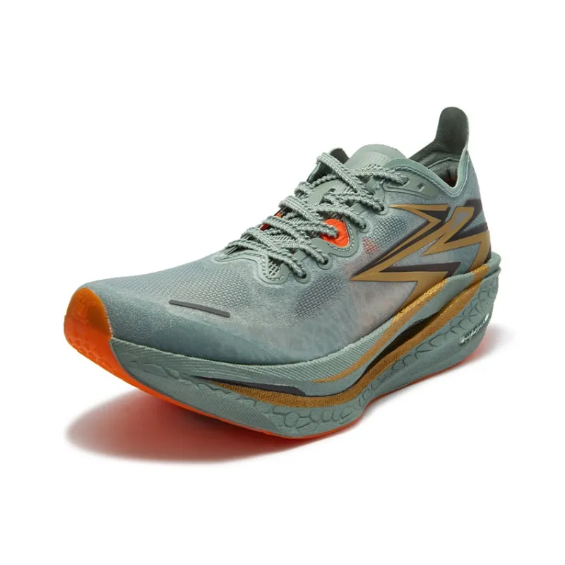 361° Cushioning Anti-Slip And Wear-Resistant Support Low-Top Running Shoes Unisex Red Fir Green-1