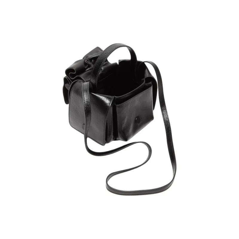 Acne Studios Calfskin One Shoulder Handbag Mini Women's Black-2