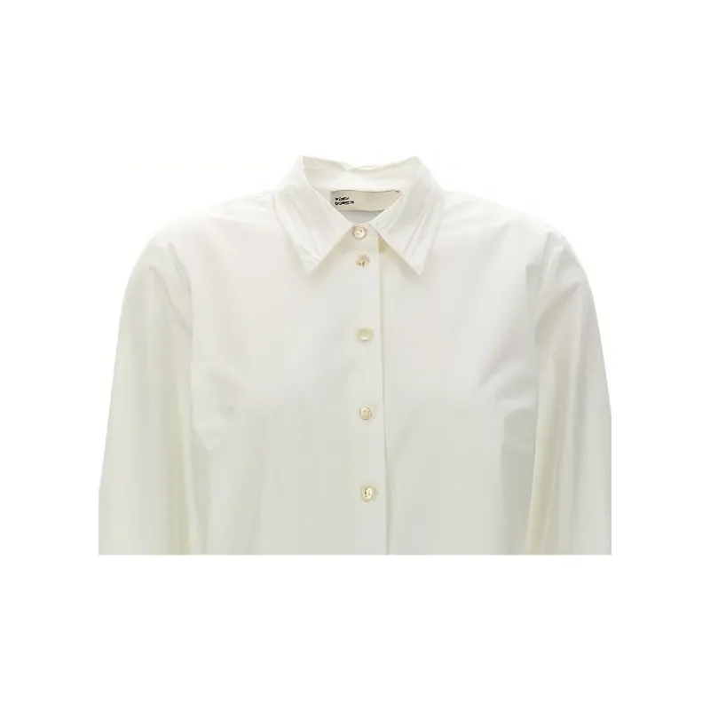 TORY BURCH Long Sleeved Poplin Shirt-3