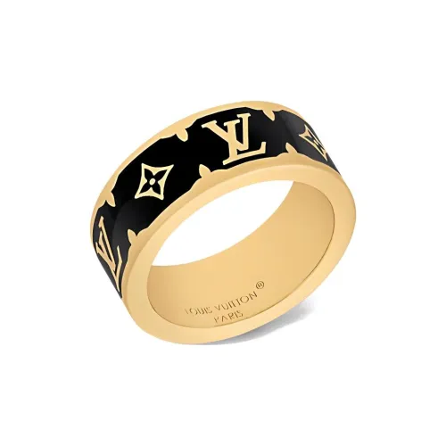 LOUIS VUITTON M1568M Nanogram Enamel Ring