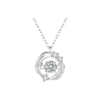AFN 925 Sterling Silver Necklaces Women's