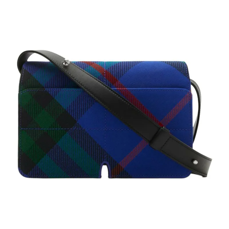 Burberry Cotton Blend Shoulder Bag Women's Knight Blue-3