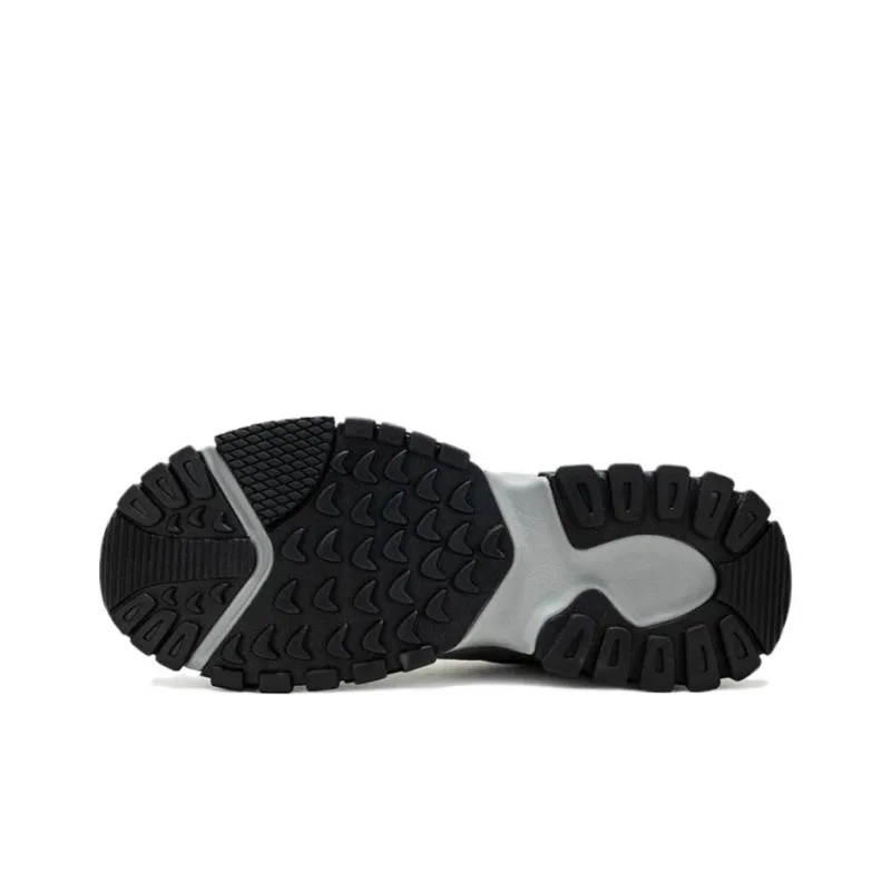 Le Coq Sportif Cushioning, Slip Resistant, And Abrasion Resistant Low Top Running Shoes Women's Gray Black-3
