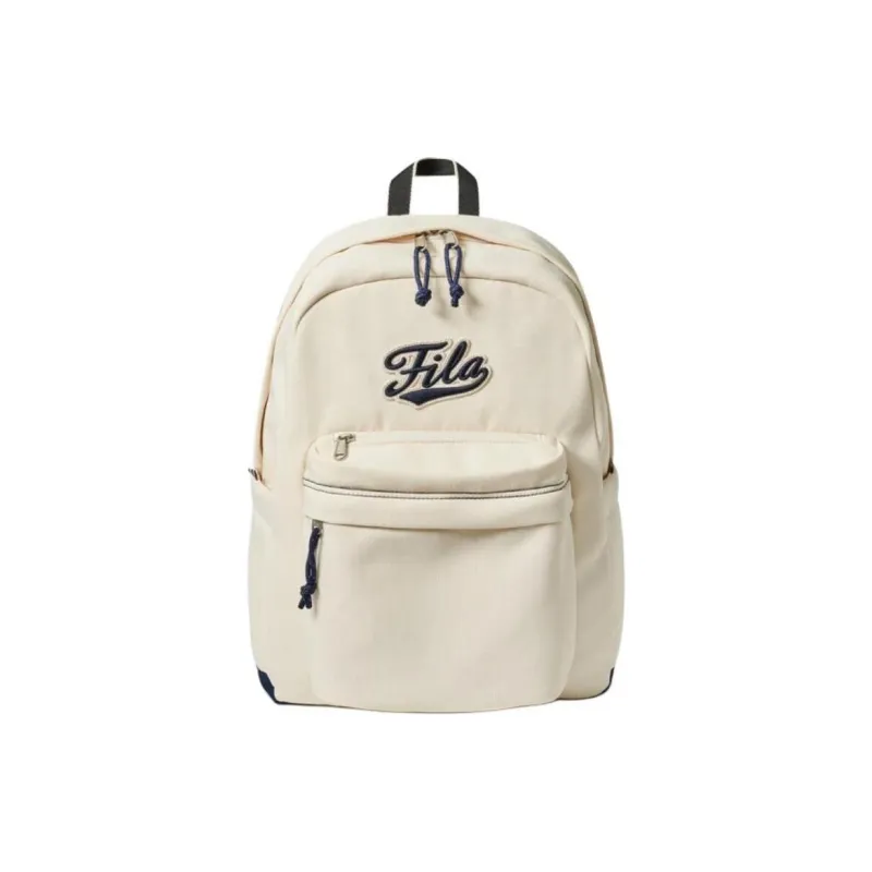 FILA Retro Polyester Backpack Unisex Cream-0