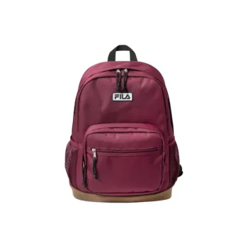 FILA Polyester Backpack Unisex Burgundy