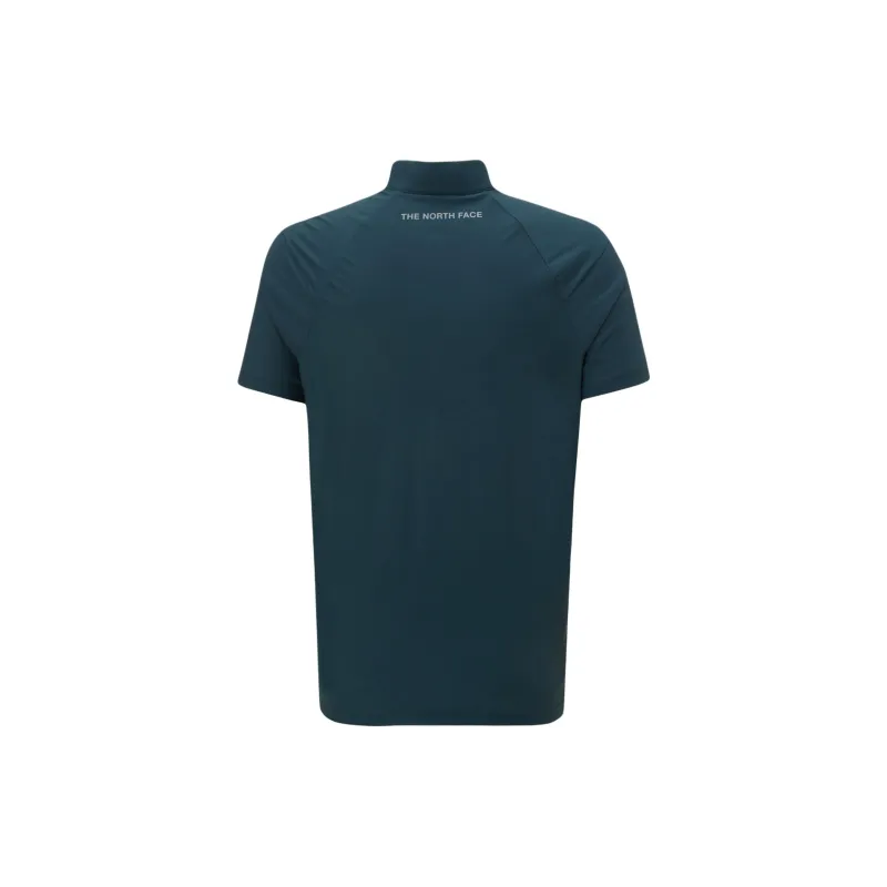 THE NORTH FACE Minus Tech S/S Zip Tee T Shirt Men's Blue-1