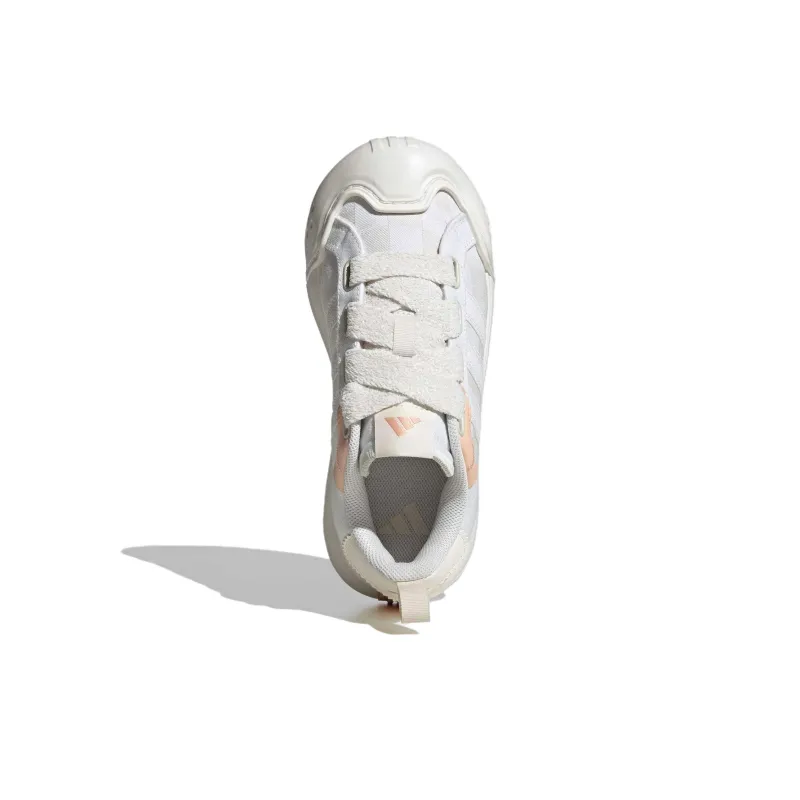 Adidas MAXXCOURT SPW Anti Slip Wear Resistant Low Top Tennis Shoes Women's White Pink-3