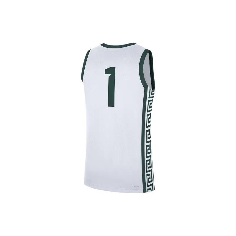 Nike Michigan State Spartans Replica Men's Nike College Basketball Jersey-1