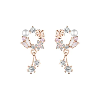 Disney S925 Silver Earrings Women's