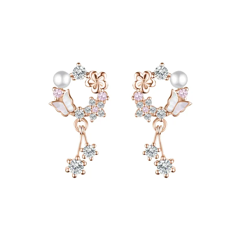 Disney S925 Silver Earrings Women's-0