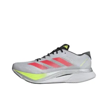 Adidas Adizero Boston 12 Dash Grey Lucid Red Lucid Lemon