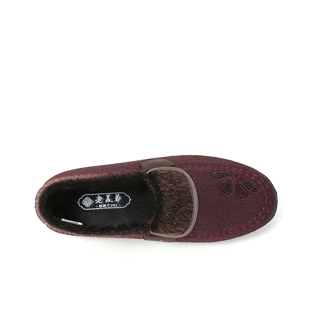 Old Meihua Casual Single Shoes Women's Purple-2