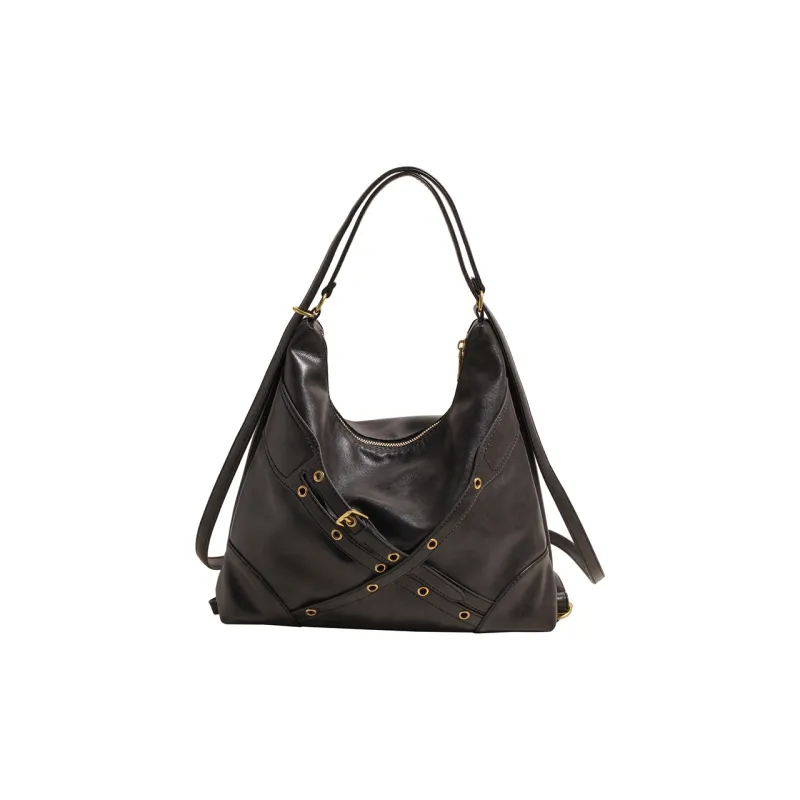 SUN ERATH&U PU Crossbody Bag Regular Women's Black/Coffee/Brown-0