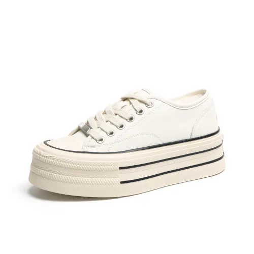 O.L Warm Anti Slip And Wear Resistant Height Increasing Low Top Skateboard Shoes Women's