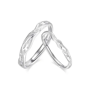 KADER 925 Sterling Silver Rings Unisex Silver Box