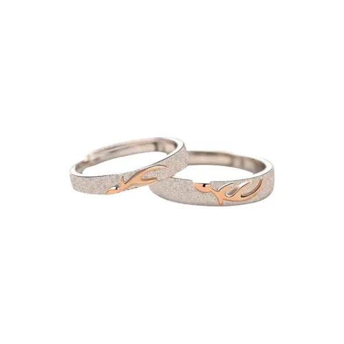 ZOKS S999 Fine Silver Rings Unisex