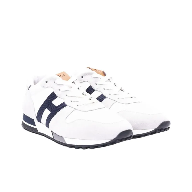 HOGAN H383 Low Top Casual Shoes Men's White-2