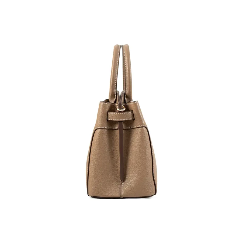 Vigno Synthetic Leather Shoulder Bag Crossbody Bag Handbag Regular Women's Khaki/Brown/Red/Black-4