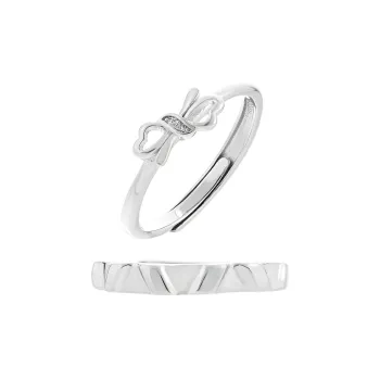 CLARKIA FLOWER 925 Sterling Silver Rings Unisex