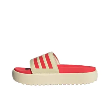 Adilette Women's Adidas Platform Slide 'Warm Vanilla Semi Lucid Red' Women's