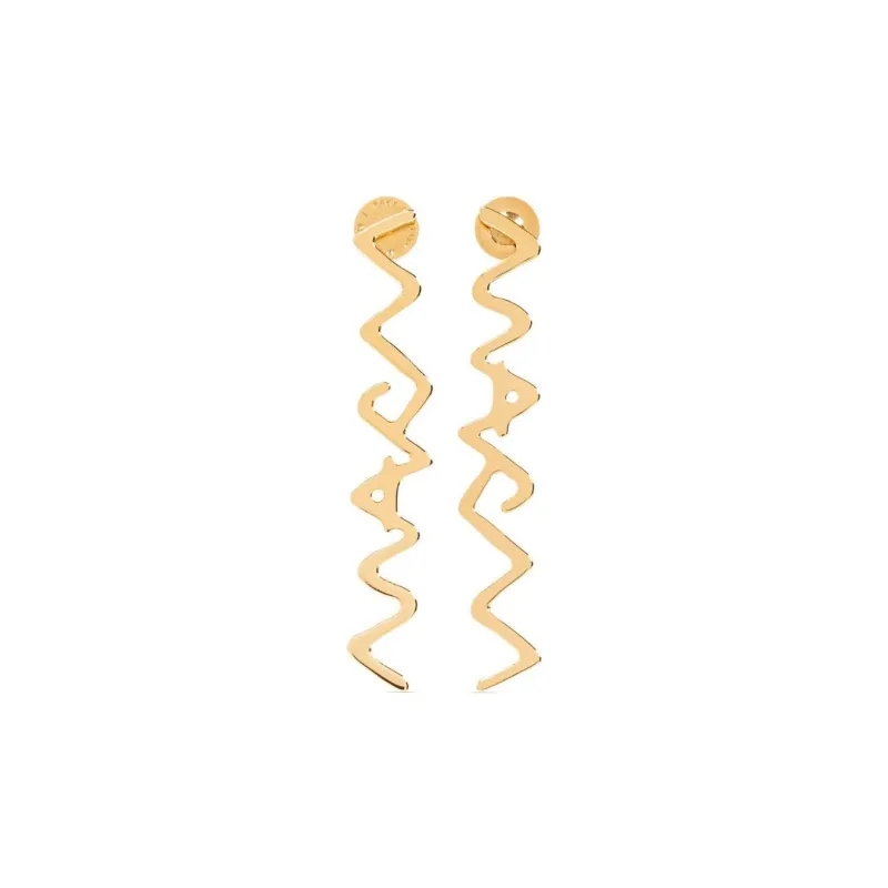MARNI Symbol Logo Plaque Earrings-0
