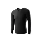 V-Neck Unlined Clothing (Night Black) Dralon Heat/Seamless Antibacterial