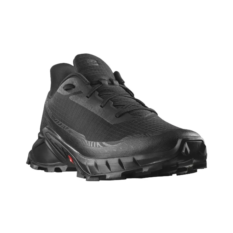 SALOMON ALPHACROSS 5 Anti Slip Wear Resistant Low Top Running Shoes Men's Black-3