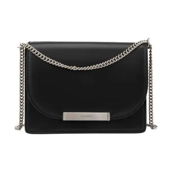 CALVIN KLEIN Cow Leather Small Square Bag Shoulder Bag Crossbody Bag Women's Space Black