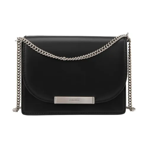 CALVIN KLEIN Cow Leather Small Square Bag Shoulder Bag Crossbody Bag Women's Space Black
