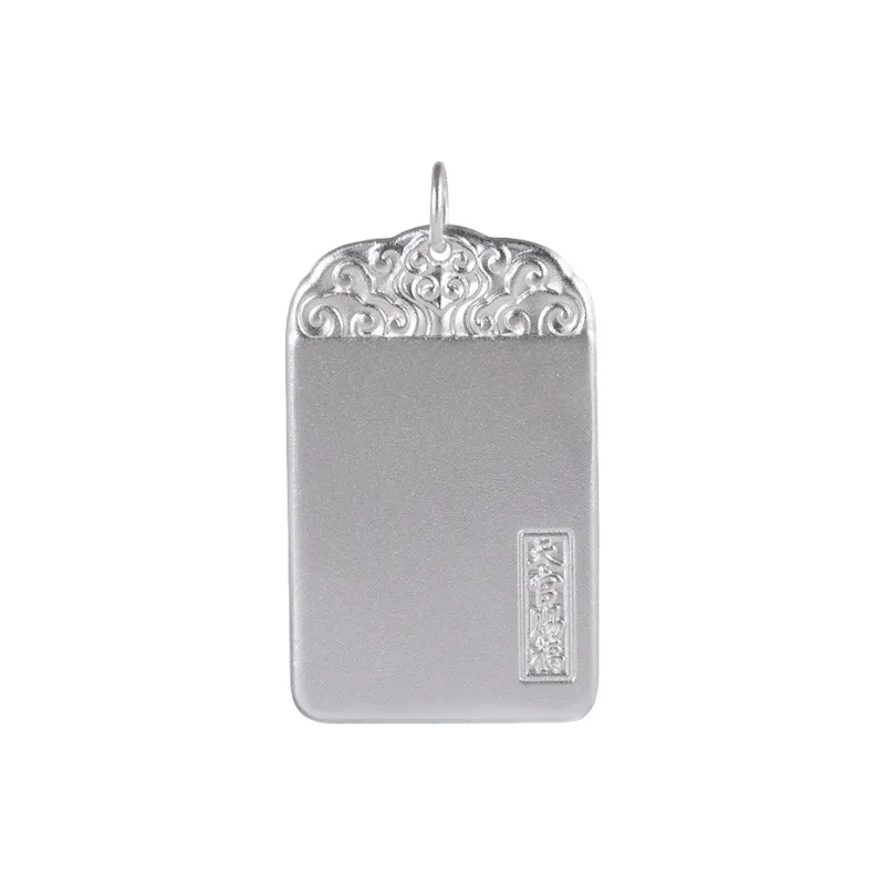 JINLUWANG 999 Fine Silver Pendants Unisex-0