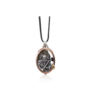 Three Blessings Of Happiness 925 Sterling Silver Necklaces Unisex