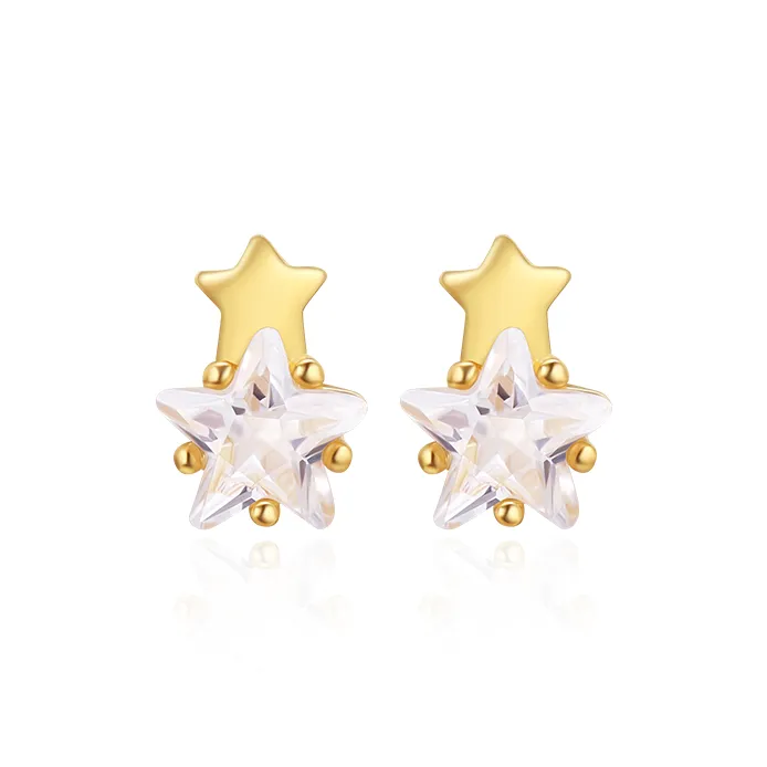 Yiru Copper Plating Stud Earrings Women's-0