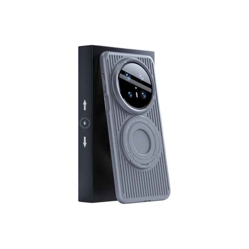 ZHUOJI PC Material Magnetic Stand Heat Dissipation Phone Case Compatibility Huawei Mate 70 Collection-0