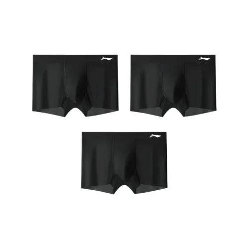 LiNing Underpants Men's 3 Pack Black