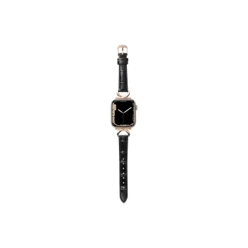 CHRROTA Watch Band Apple Compatibility Genuine Leather Material