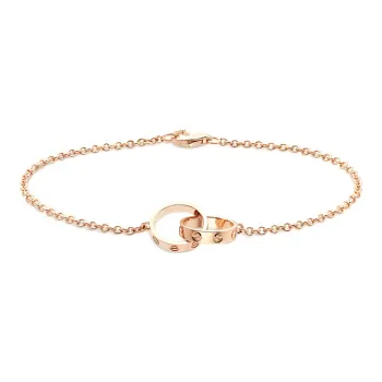 CARTIER LOVE Series 18K Rose Gold Bracelets Women's
