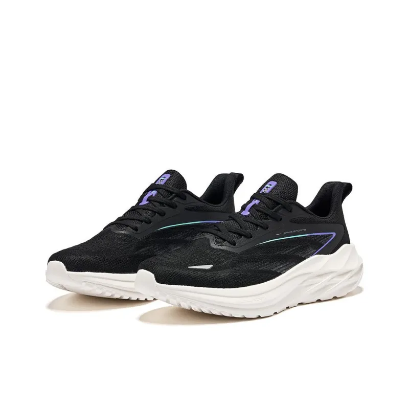 Erke Master Of The Wind 2 Cushioning Lightweight Rebound Low Top Running Shoes Men's Black-1