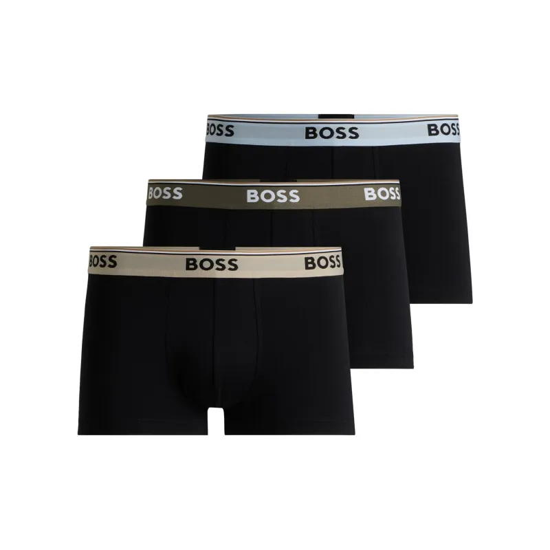 HUGO BOSS Logo waistband Boxers Pack Of Three-0