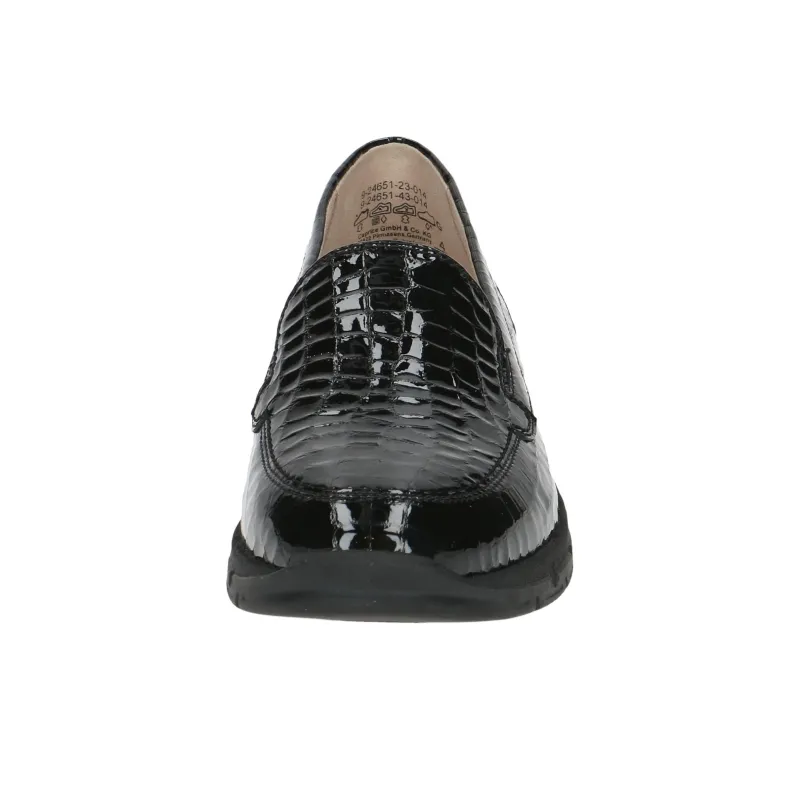 CAPRICE Allie Loafers Women's Black-3