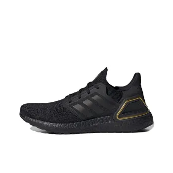 Adidas Ultra Boost 20 Core Black Gold Metallic