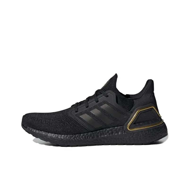 Adidas Ultra Boost 20 Core Black Gold Metallic-0