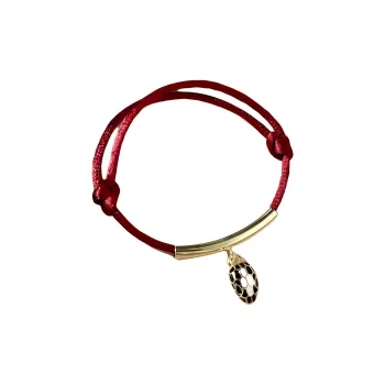 BVLGARI Brass Bracelets Women's Red