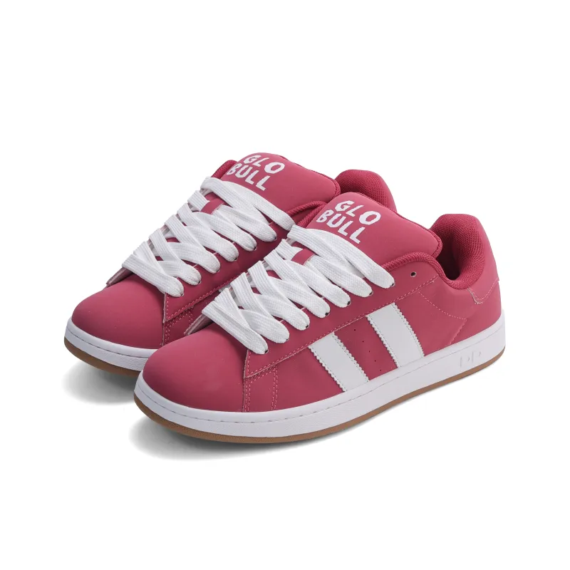 GLO BULL Skateboard Shoes Unisex Low Top Rose Red-2