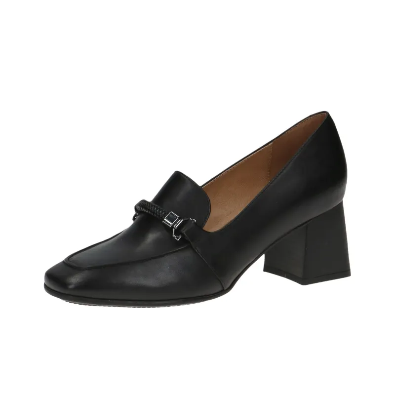 CAPRICE Tessa Chunky Heel High Heels 6cm Women's Black-2