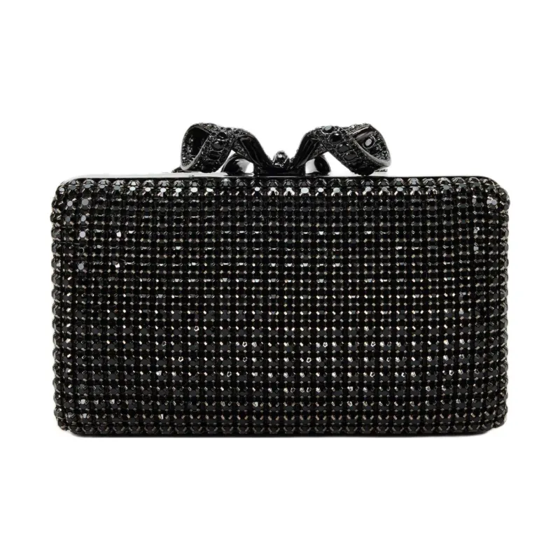 Self portrait Crystal Box Clutch Bag-3