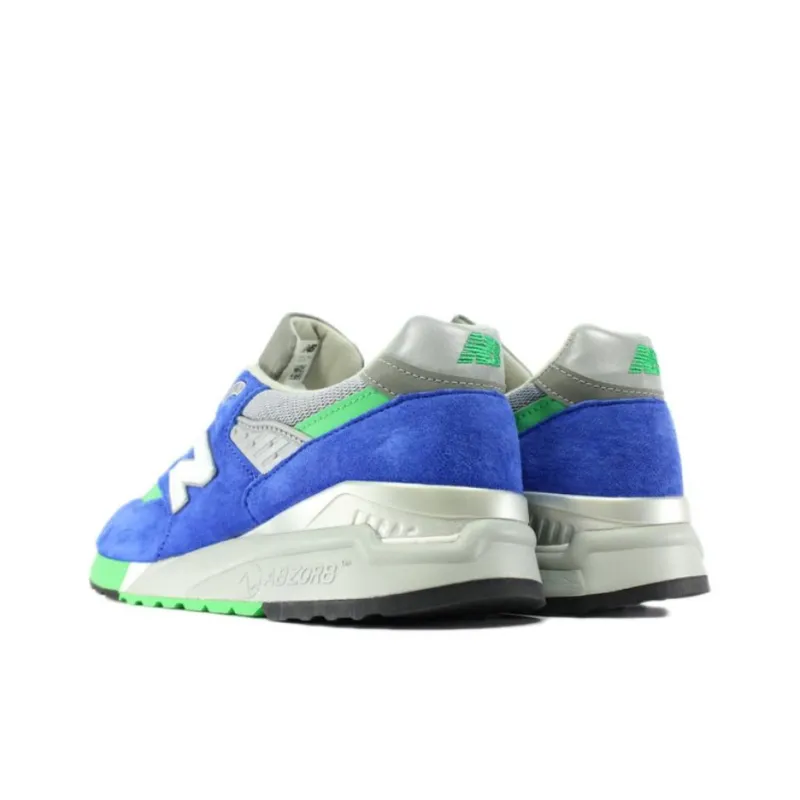 New Balance NB 998 Cushioning Wear Resistant Low Top Running Shoes Men's Blue-2